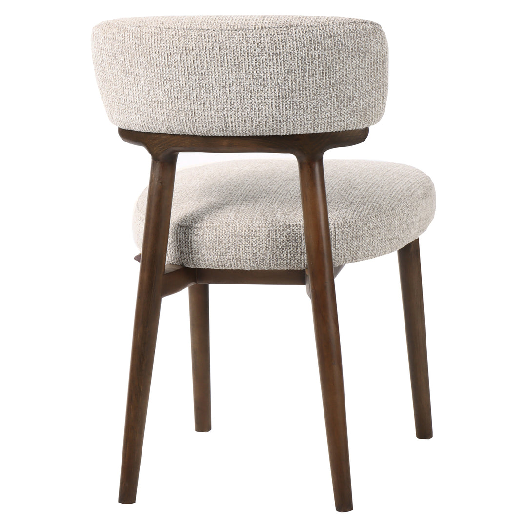 Basker Set of 2 Dining Chair - Natural Fancy