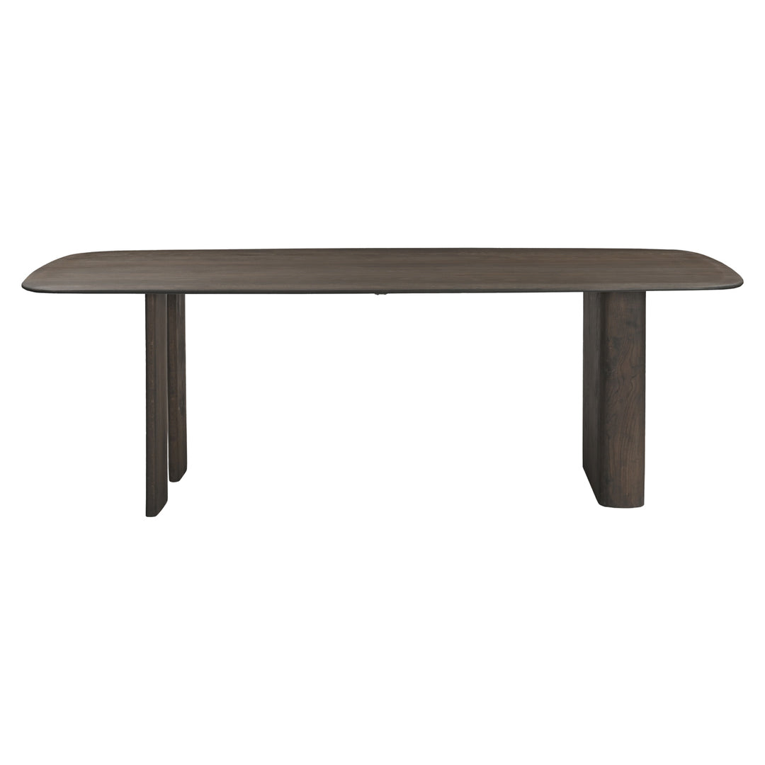 Castello Rectangular Dining Table 230cm - Smoked Charcoal
