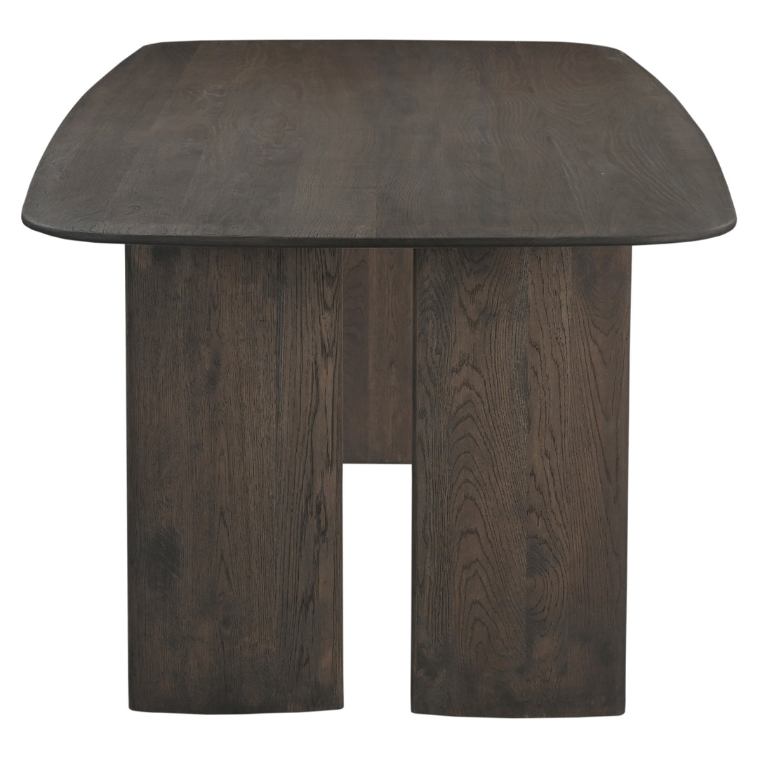 Castello Rectangular Dining Table 230cm - Smoked Charcoal