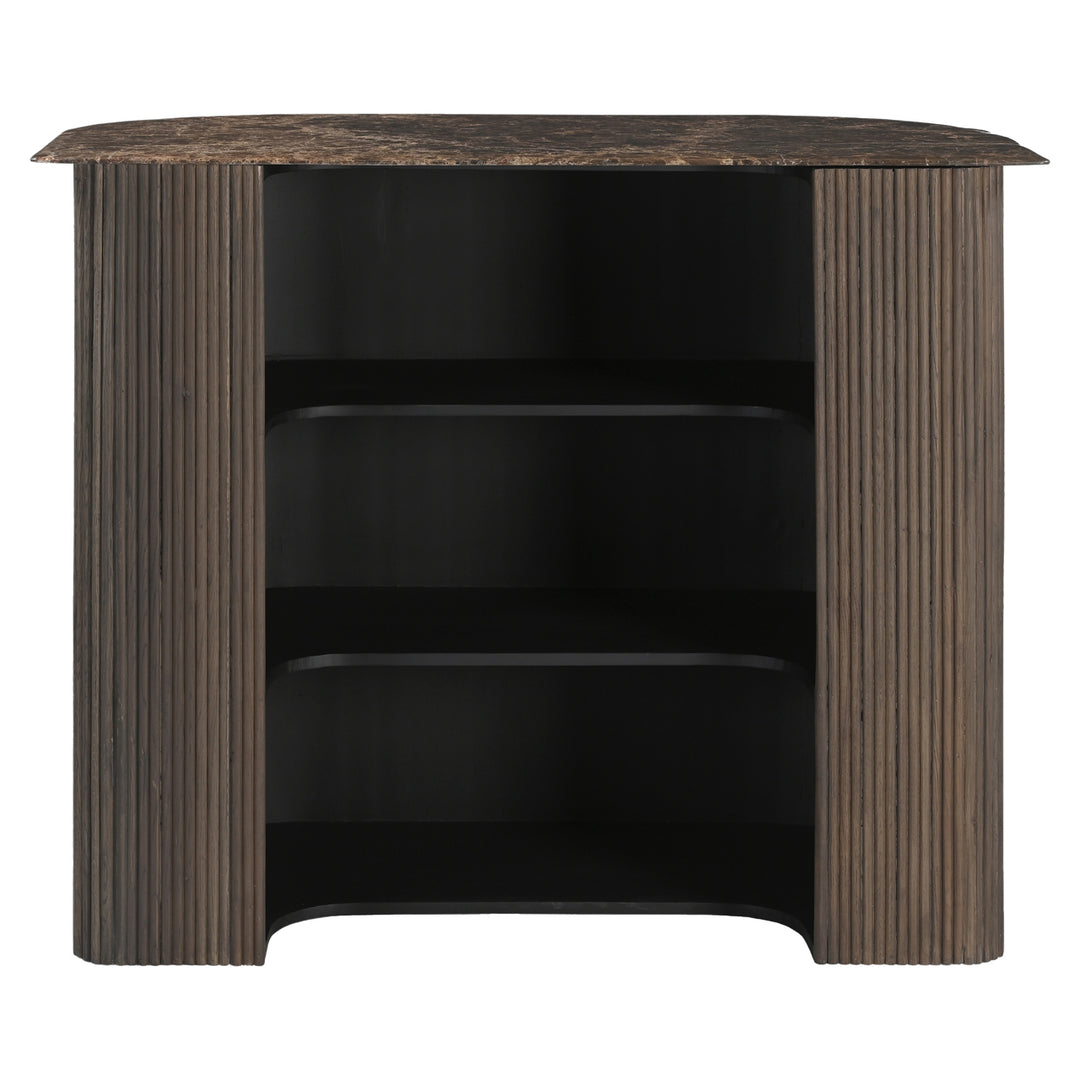 Castello Bar Table - Smoked Charcoal