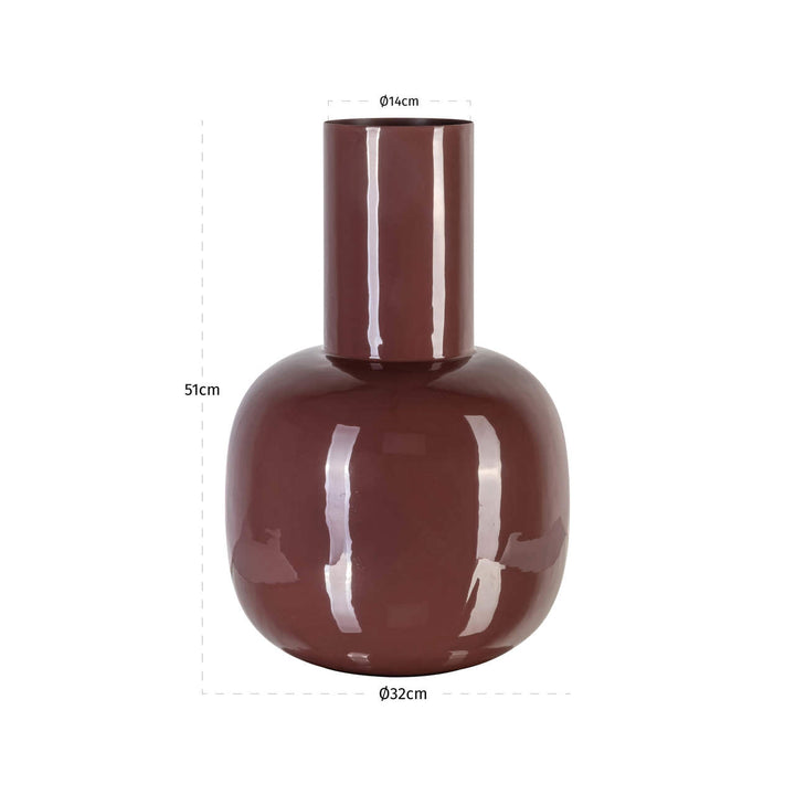 Lily Vase - Sable Brown