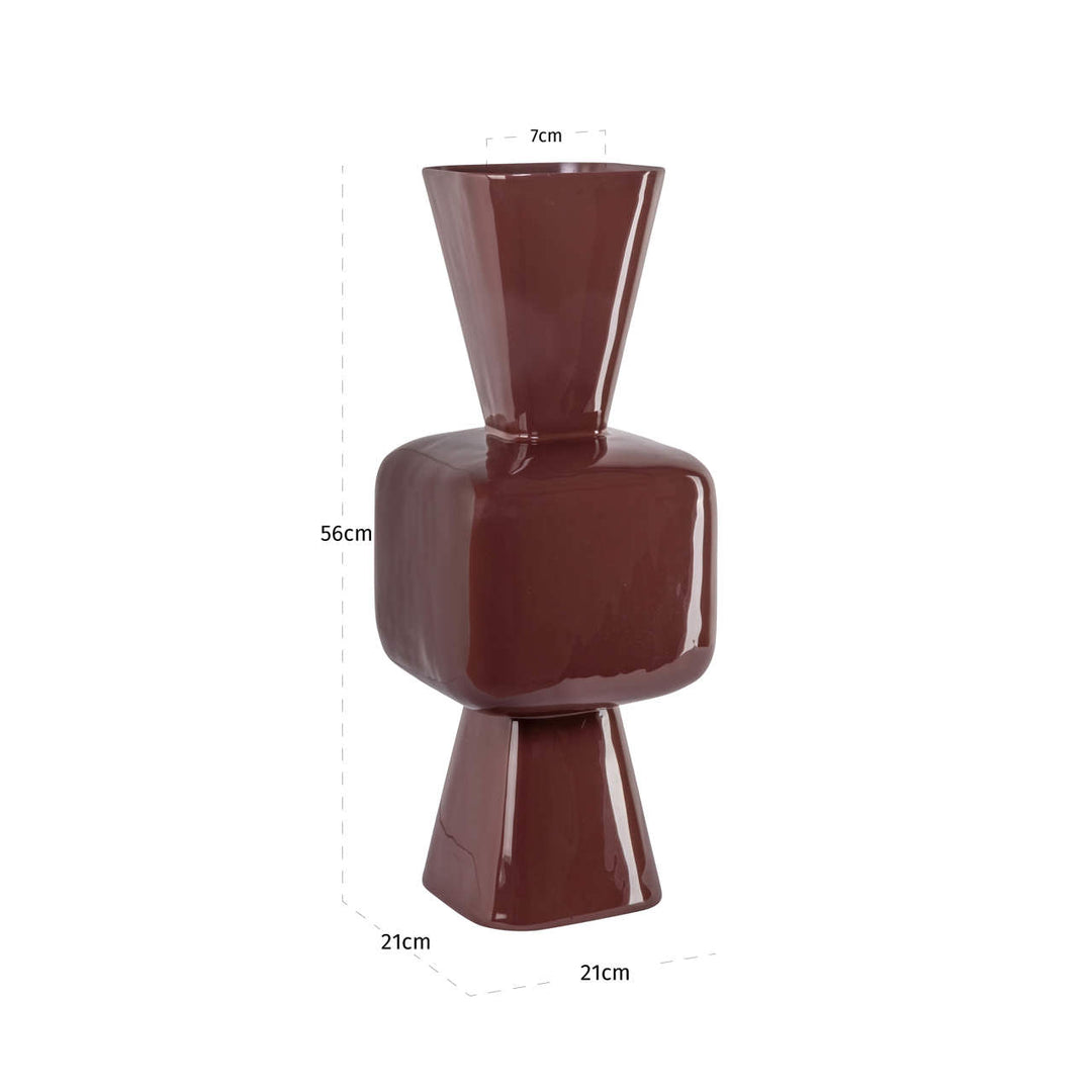 Lane Vase - Sable Brown
