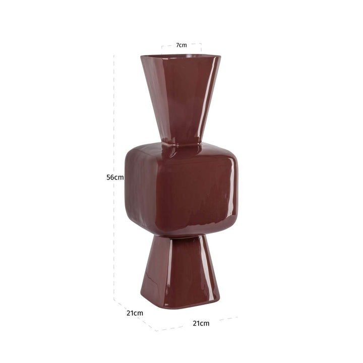 Lane Vase - Sable Brown
