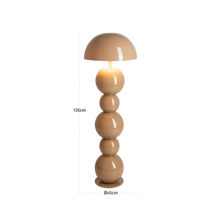 Hasden Floor Lamp - Mocha Mousse