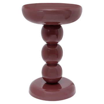 Reid End Table - Burgundy