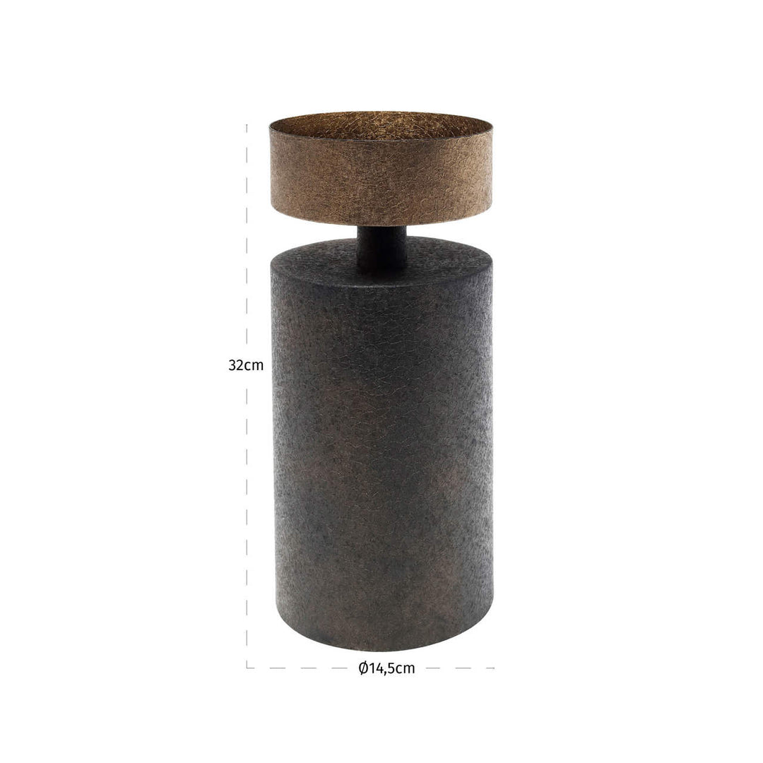 Harlow Candle Holder - Brass Antique