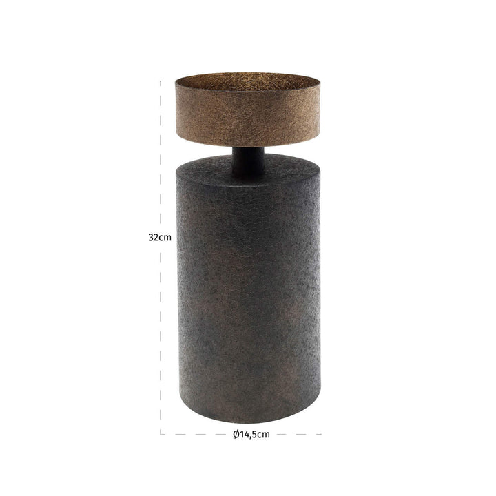 Harlow Candle Holder - Brass Antique