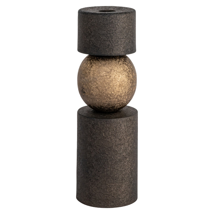 Hasley Candle Holder - Brass Antique