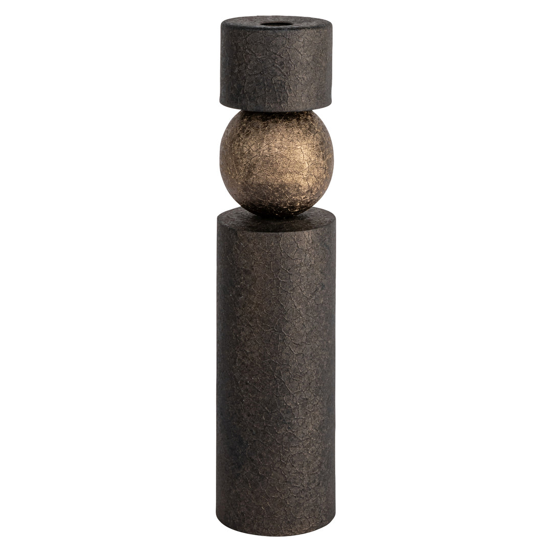 Hasley Candle Holder - Brass Antique