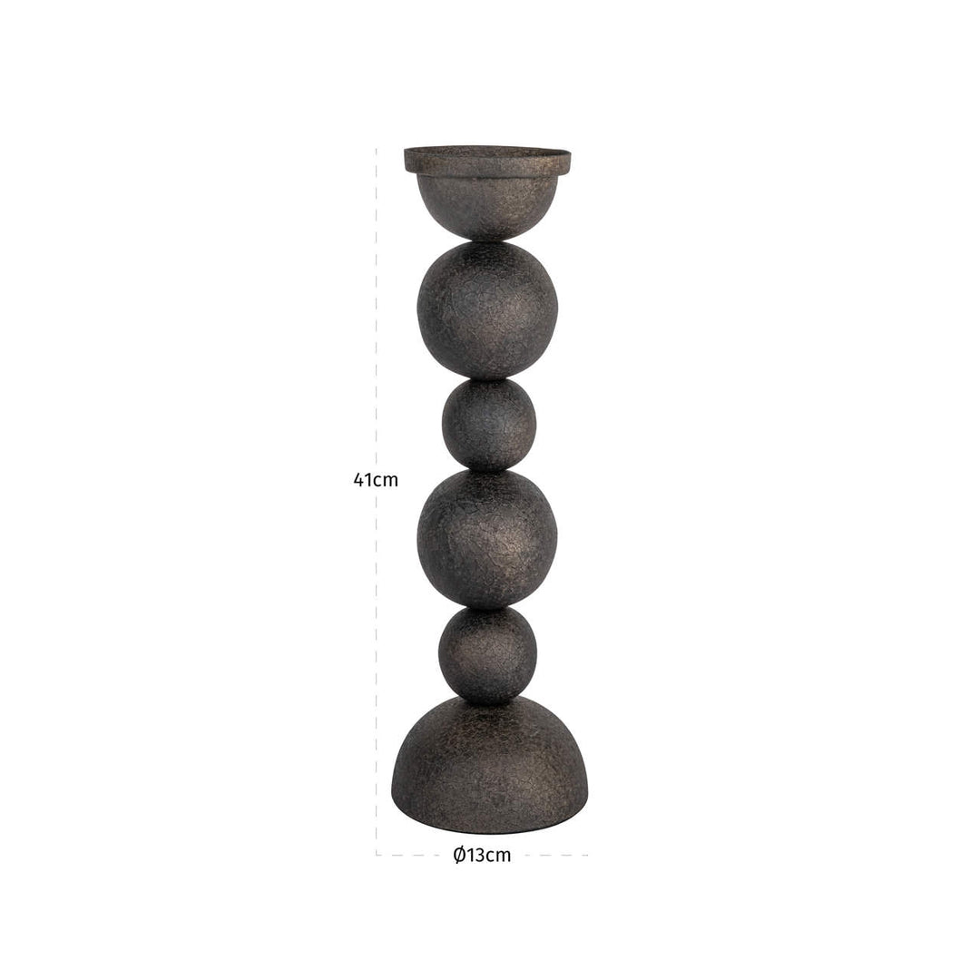 Jersey Candle Holder - Brass Antique