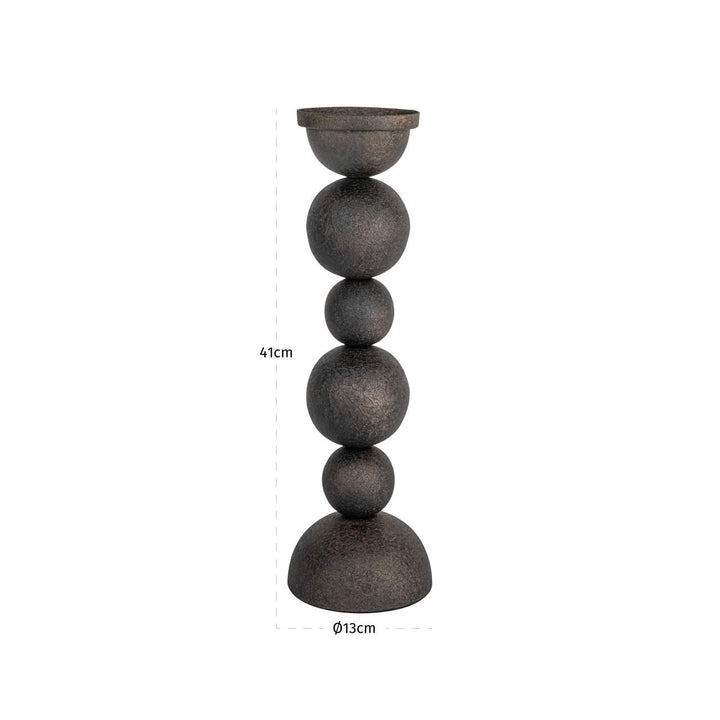 Jersey Candle Holder - Brass Antique