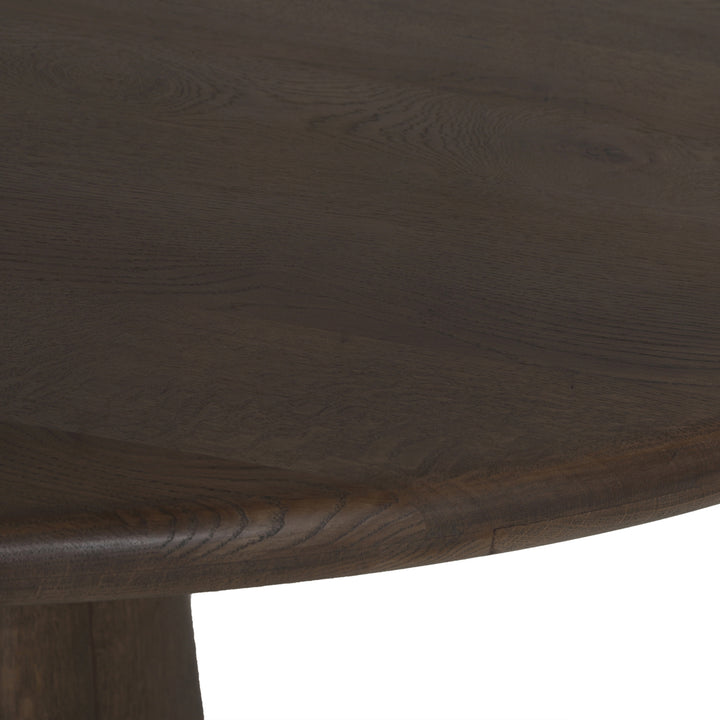 Harper Marble Dining Table - Smoked Charcoal