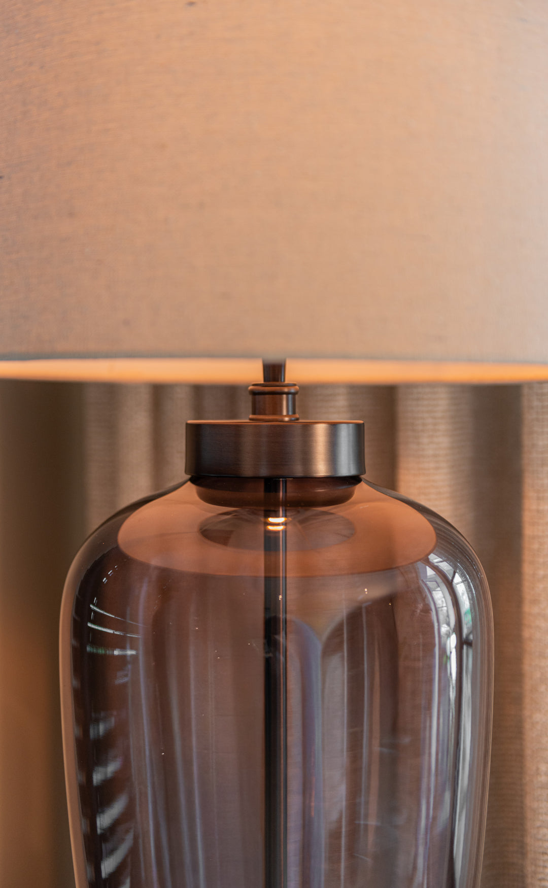 Monsoe Table Lamp - Smoke