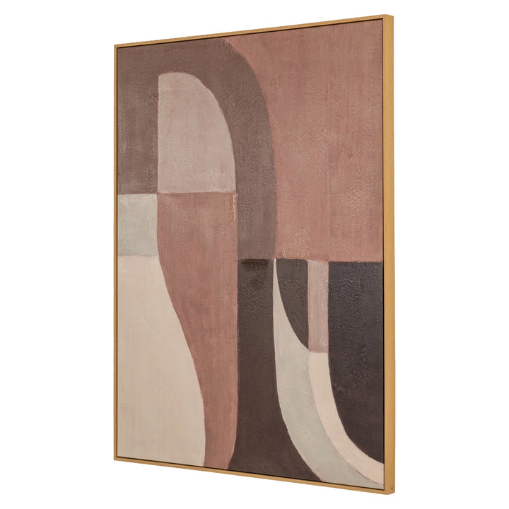 Tatu Left Wall Art - Brown