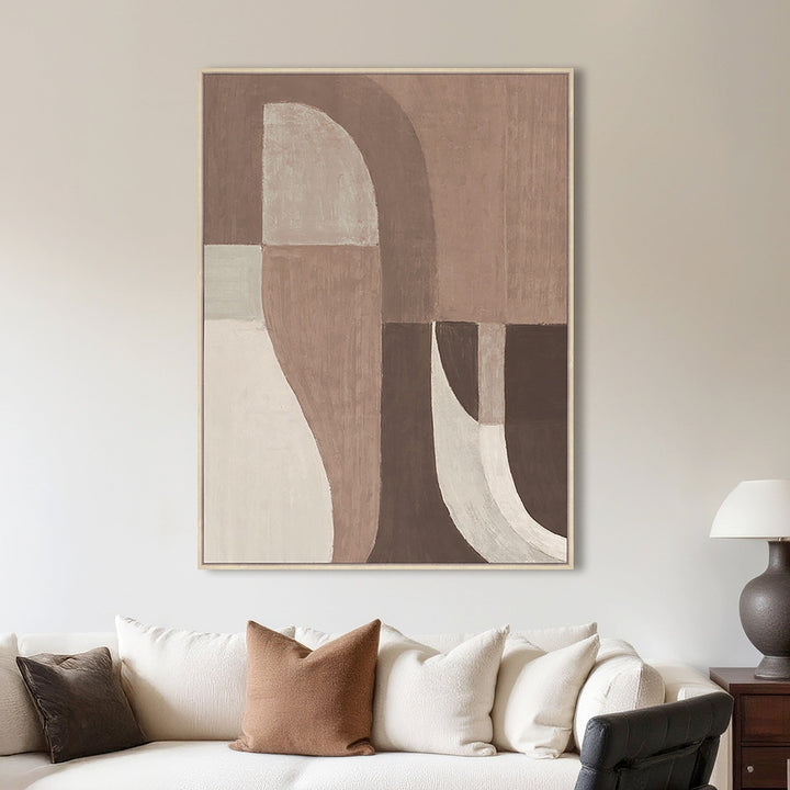 Tatu Left Wall Art - Brown
