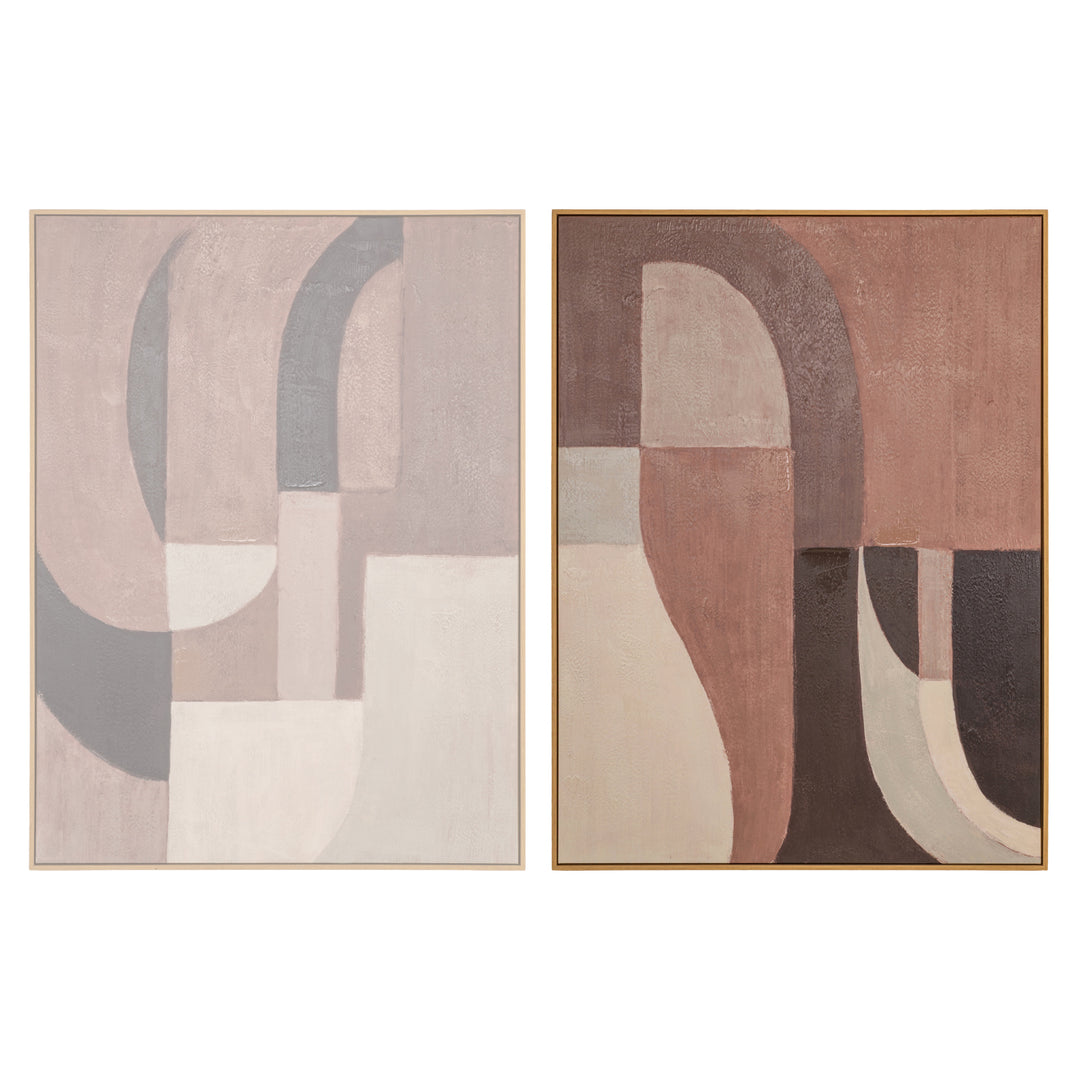 Tatu Left Wall Art - Brown