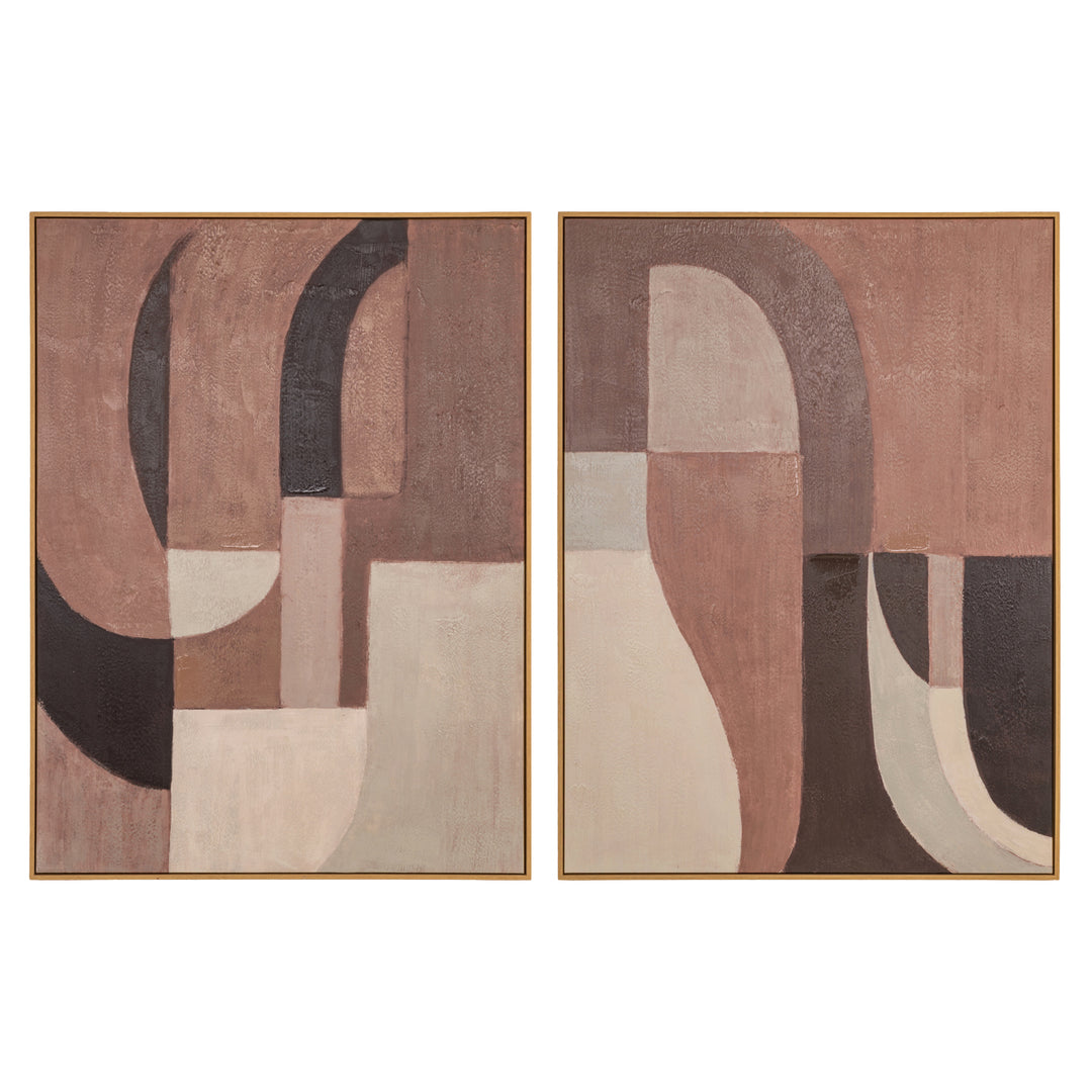 Tatu Left Wall Art - Brown