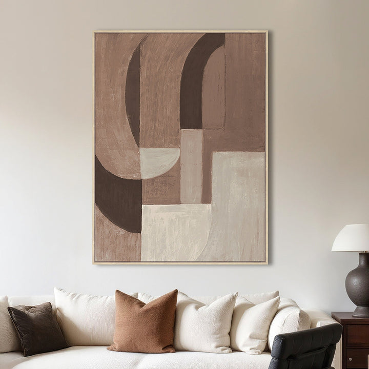 Tatu Right Wall Art - Brown