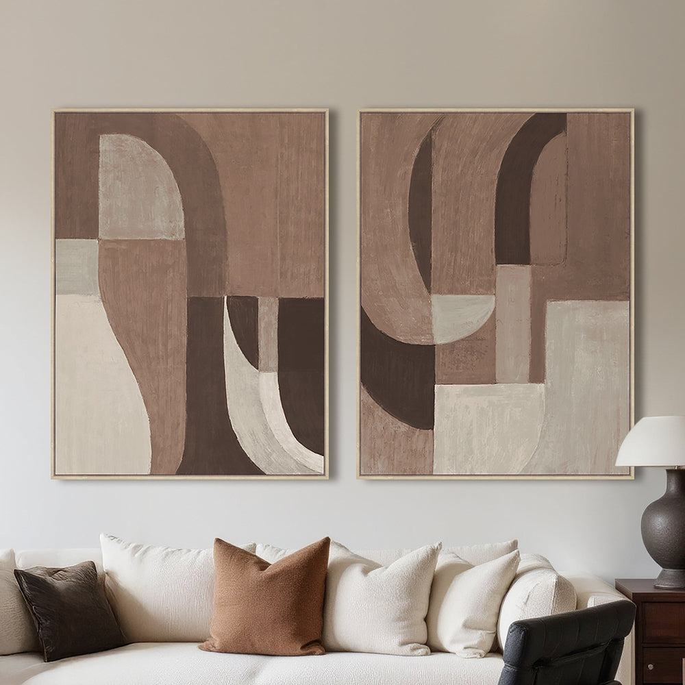 Tatu Right Wall Art - Brown