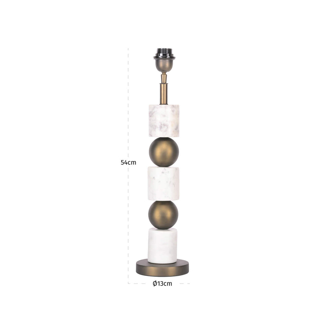 Kiera Table Lamp - Brass Antique