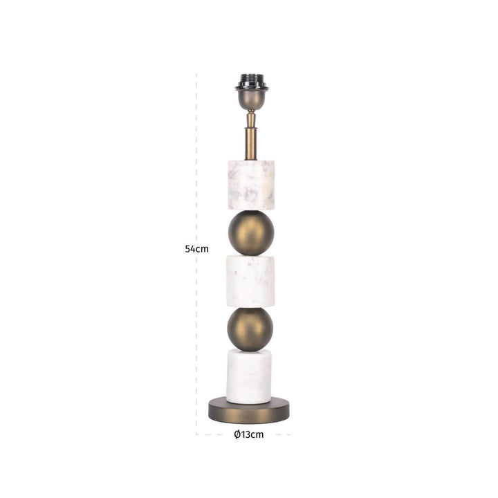 Kiera Table Lamp - Brass Antique