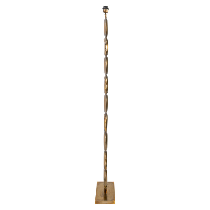 Amina Floor Lamp - Brass Antique