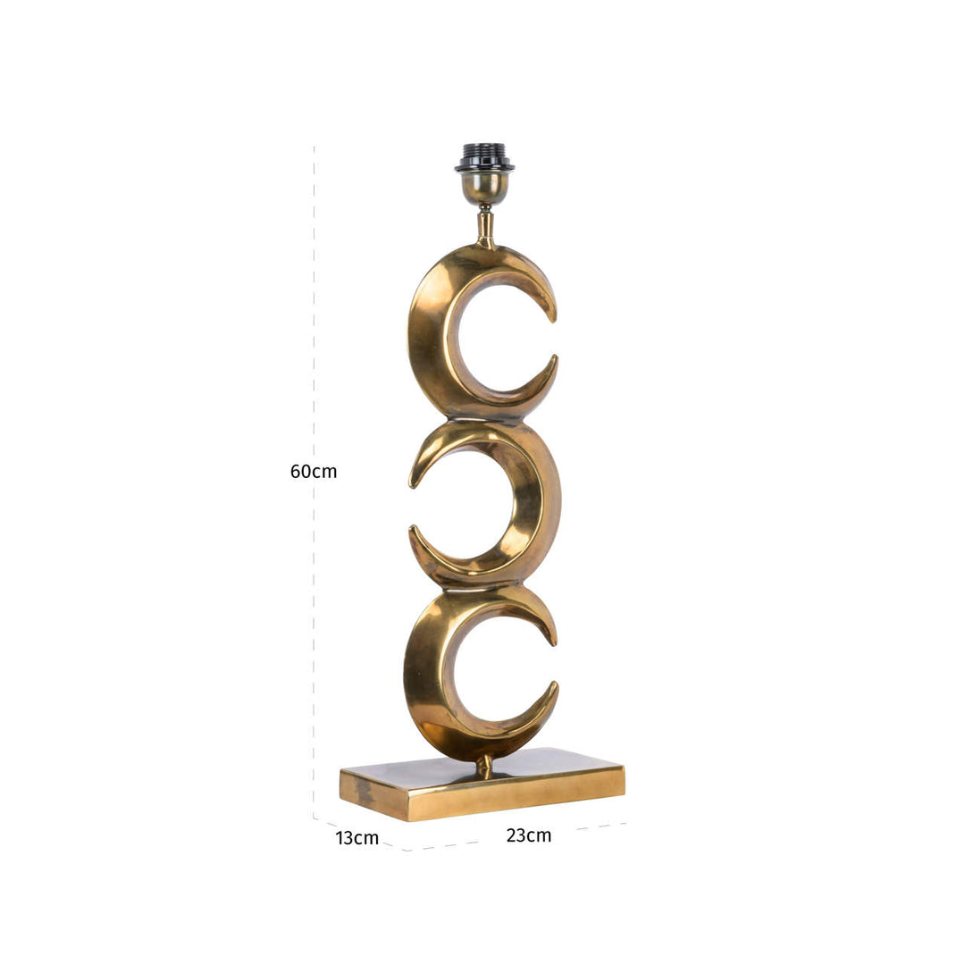 Amine Table Lamp - Brass Antique