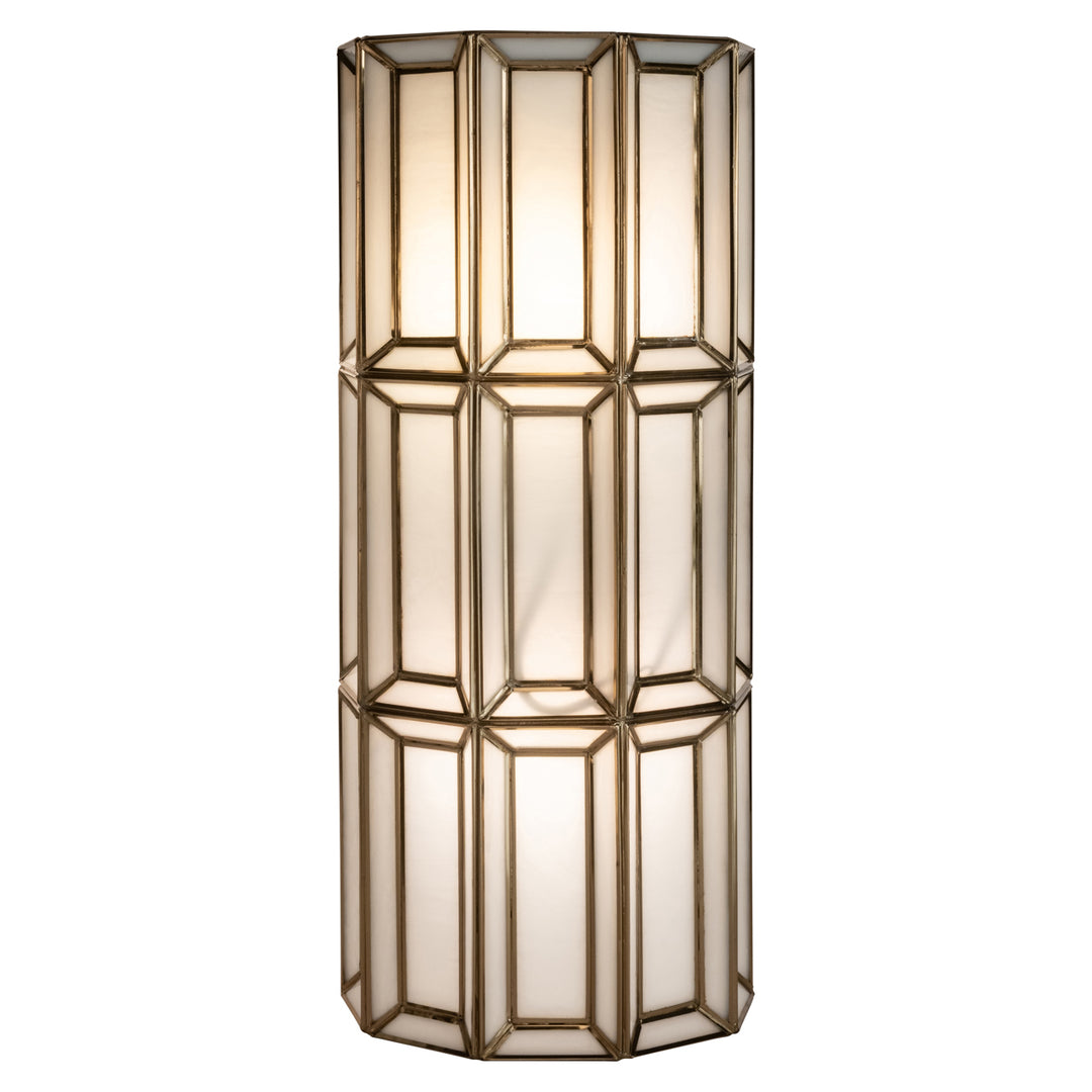 Opal Wall Lamp - Brass Antique