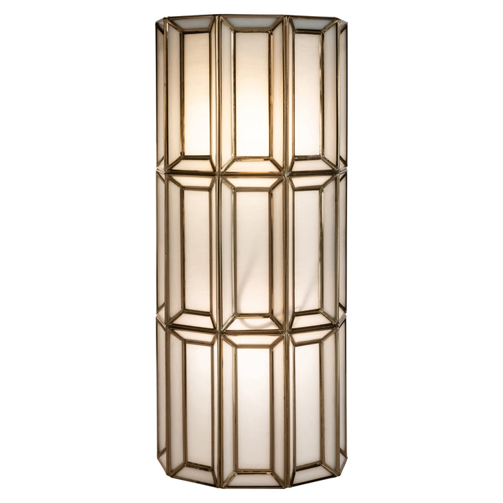 Opal Wall Lamp - Brass Antique