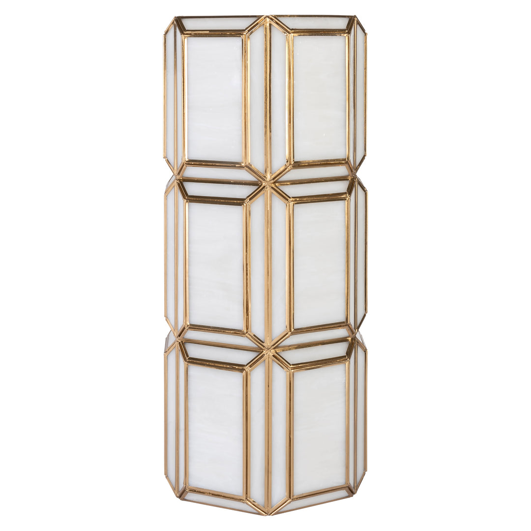Emilia Large Hurricane Light - Brass Antique