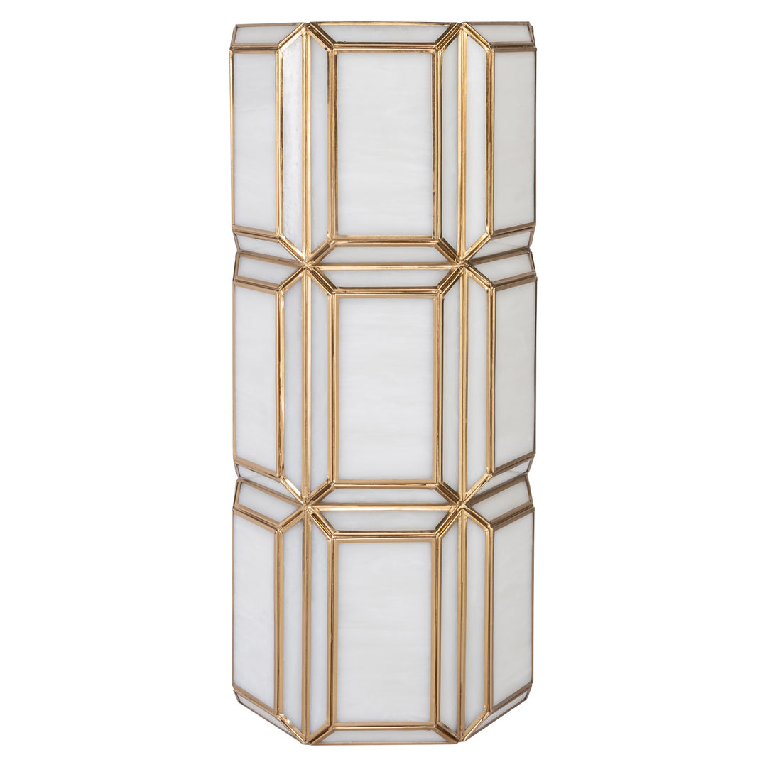 Emilia Large Hurricane Light - Brass Antique