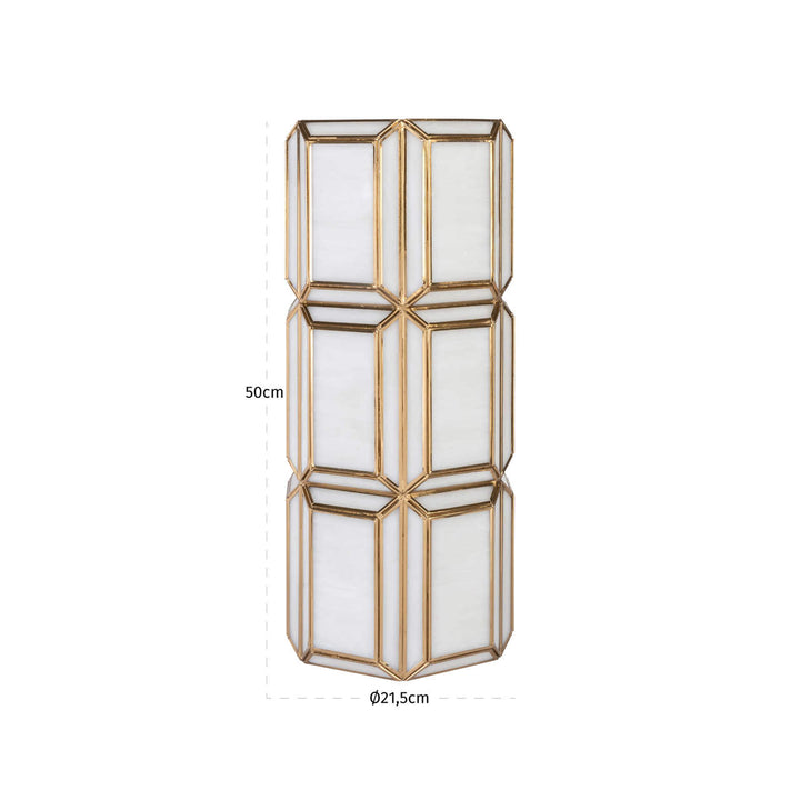 Emilia Large Hurricane Light - Brass Antique