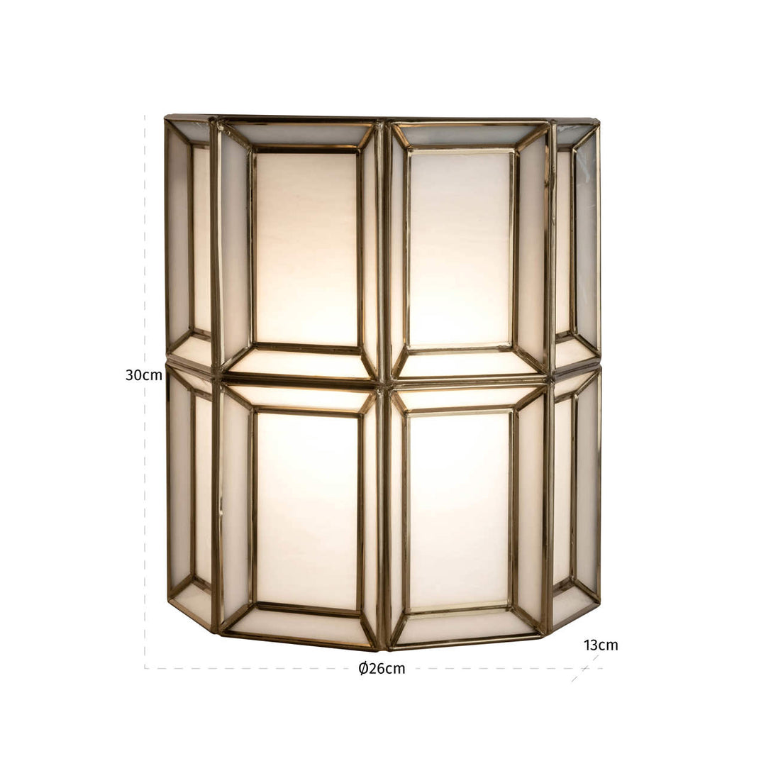 Amara Wall Lamp - Brass Antique