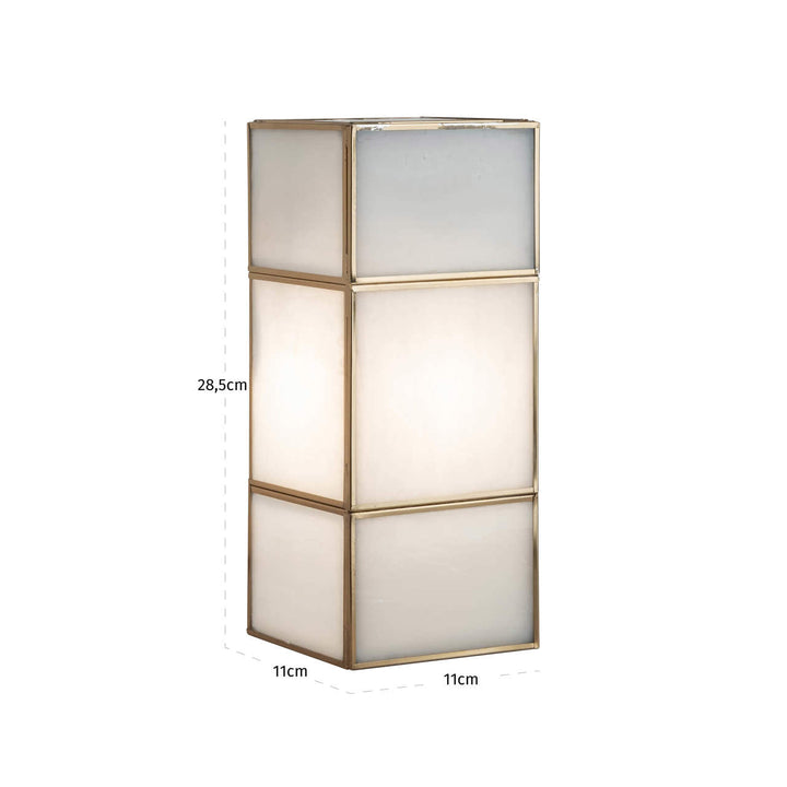 Sofia Small Wall Lamp - Brass Antique
