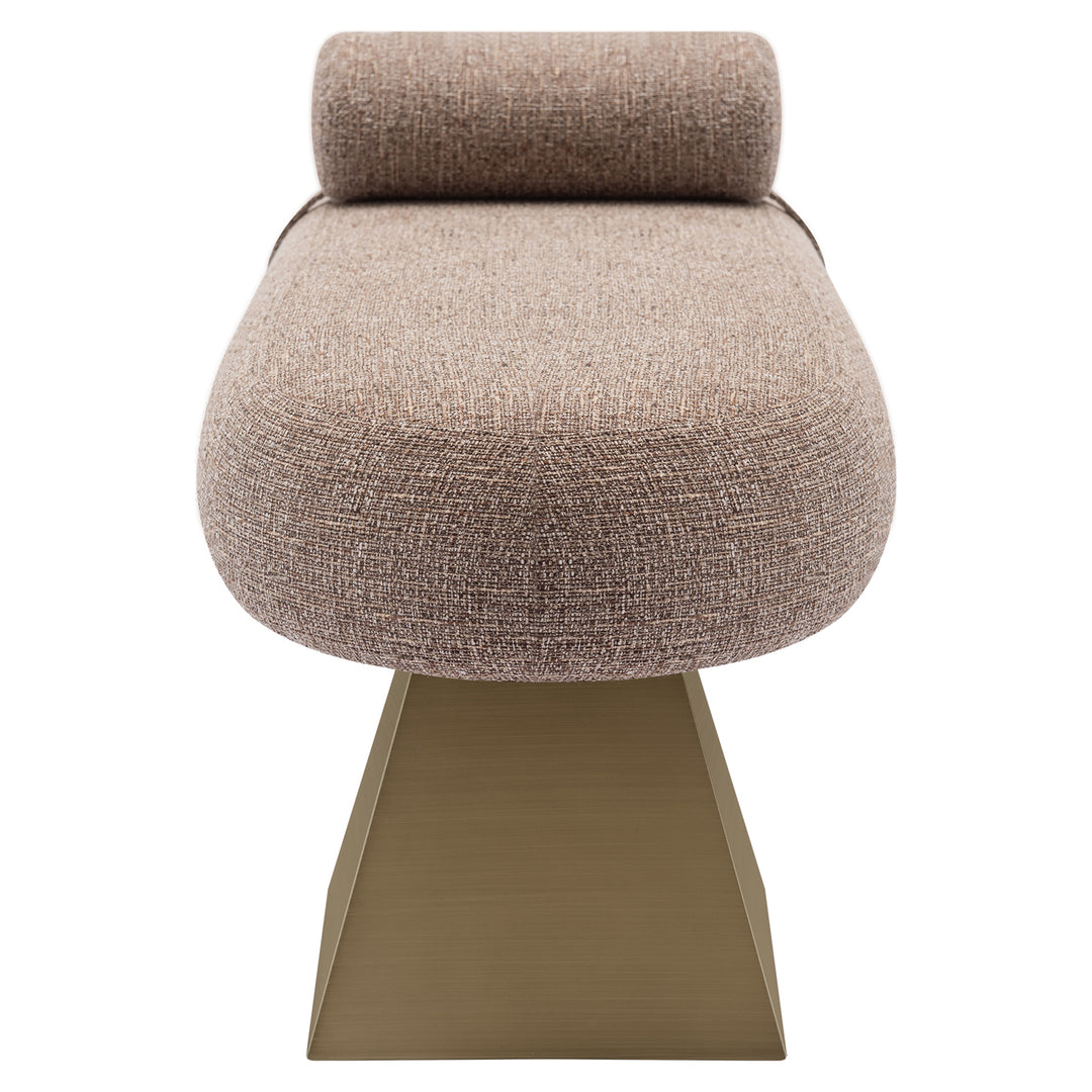 Alexander Jones Bench - Brown Tweed
