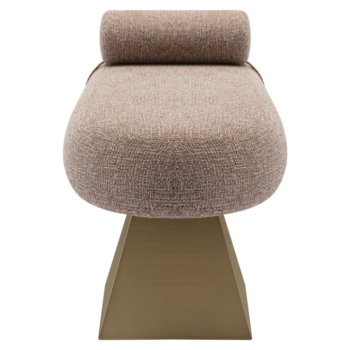 Alexander Jones Bench - Brown Tweed