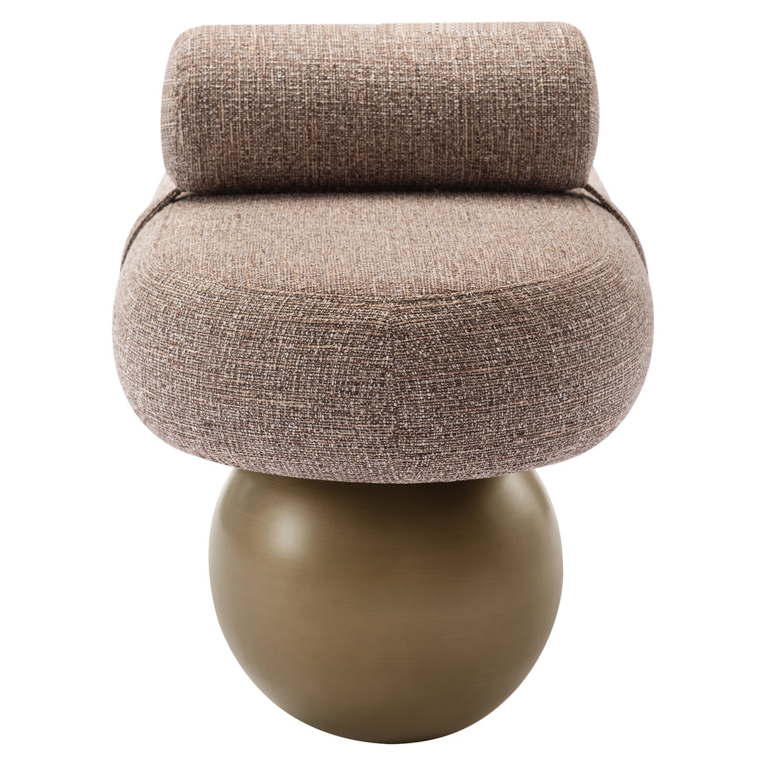 Alexander Jones Bench - Brown Tweed