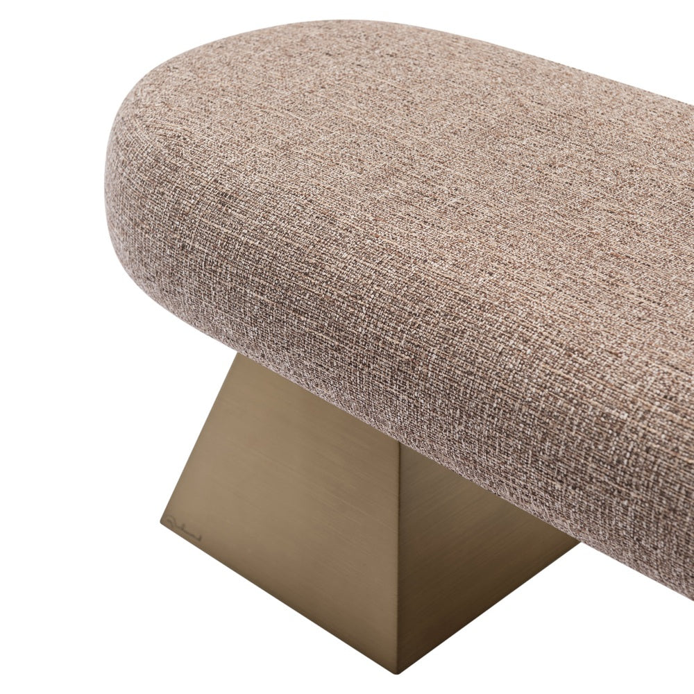 Alexander Jones Bench - Brown Tweed