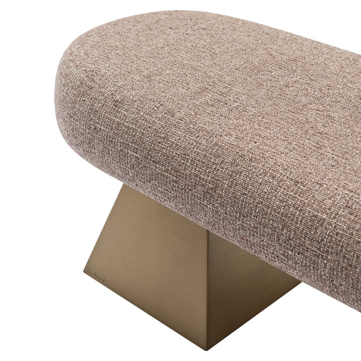 Alexander Jones Bench - Brown Tweed