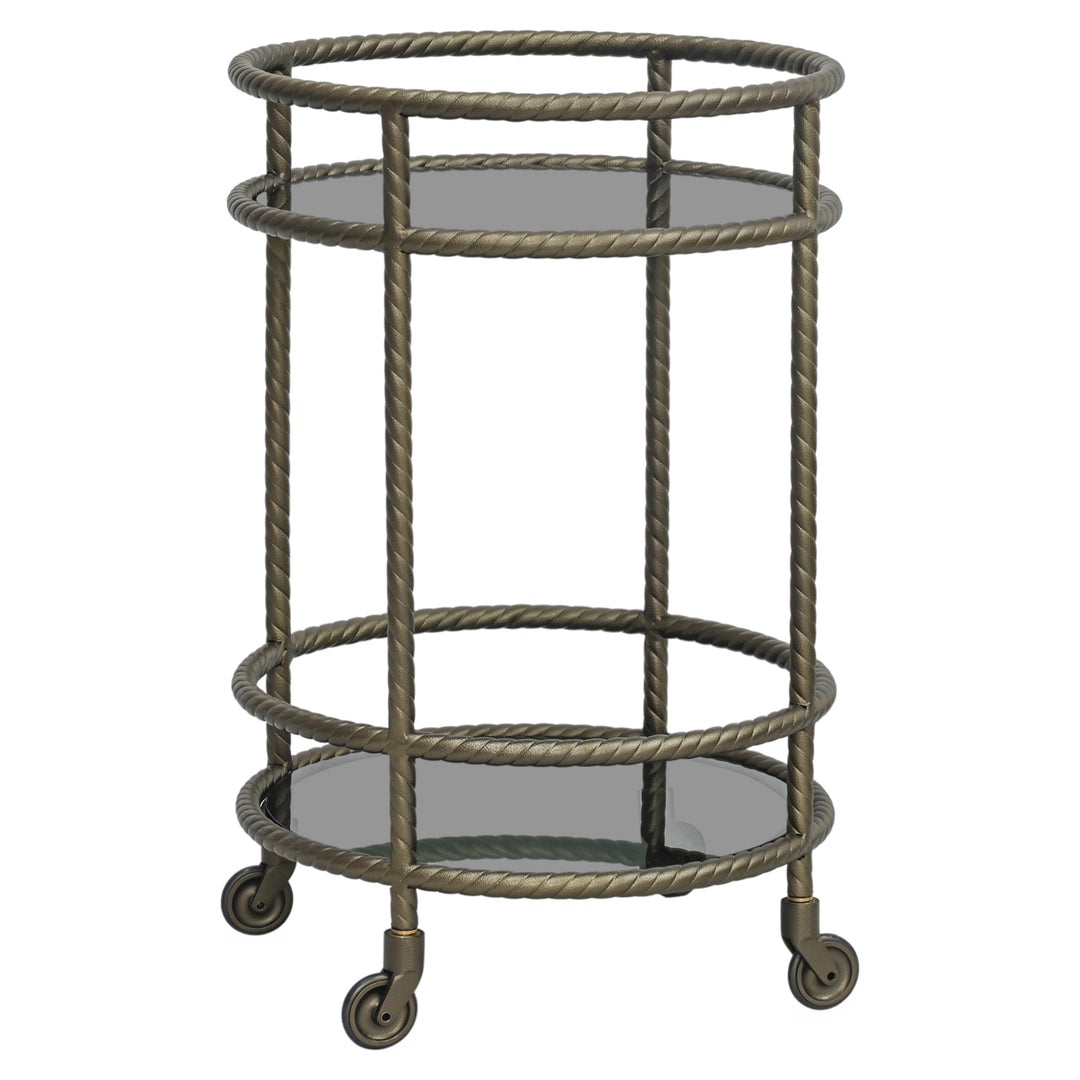 Macallan Drinks Trolley - Brass Antique