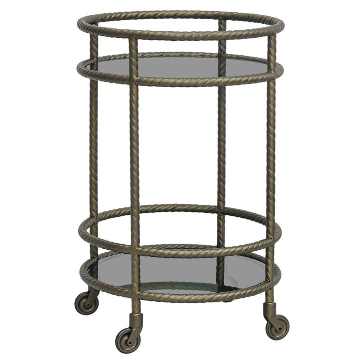 Macallan Drinks Trolley - Brass Antique