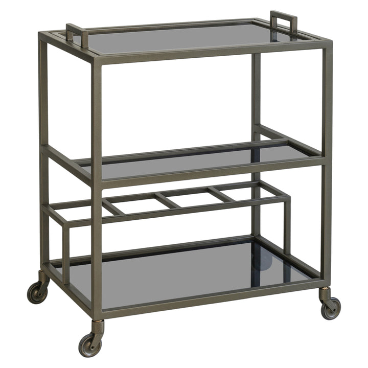 Ruinart Drinks Trolley - Brass Antique