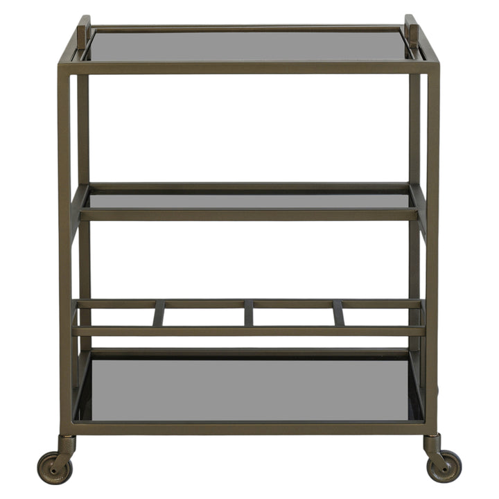 Ruinart Drinks Trolley - Brass Antique