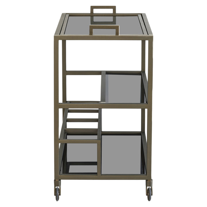 Ruinart Drinks Trolley - Brass Antique