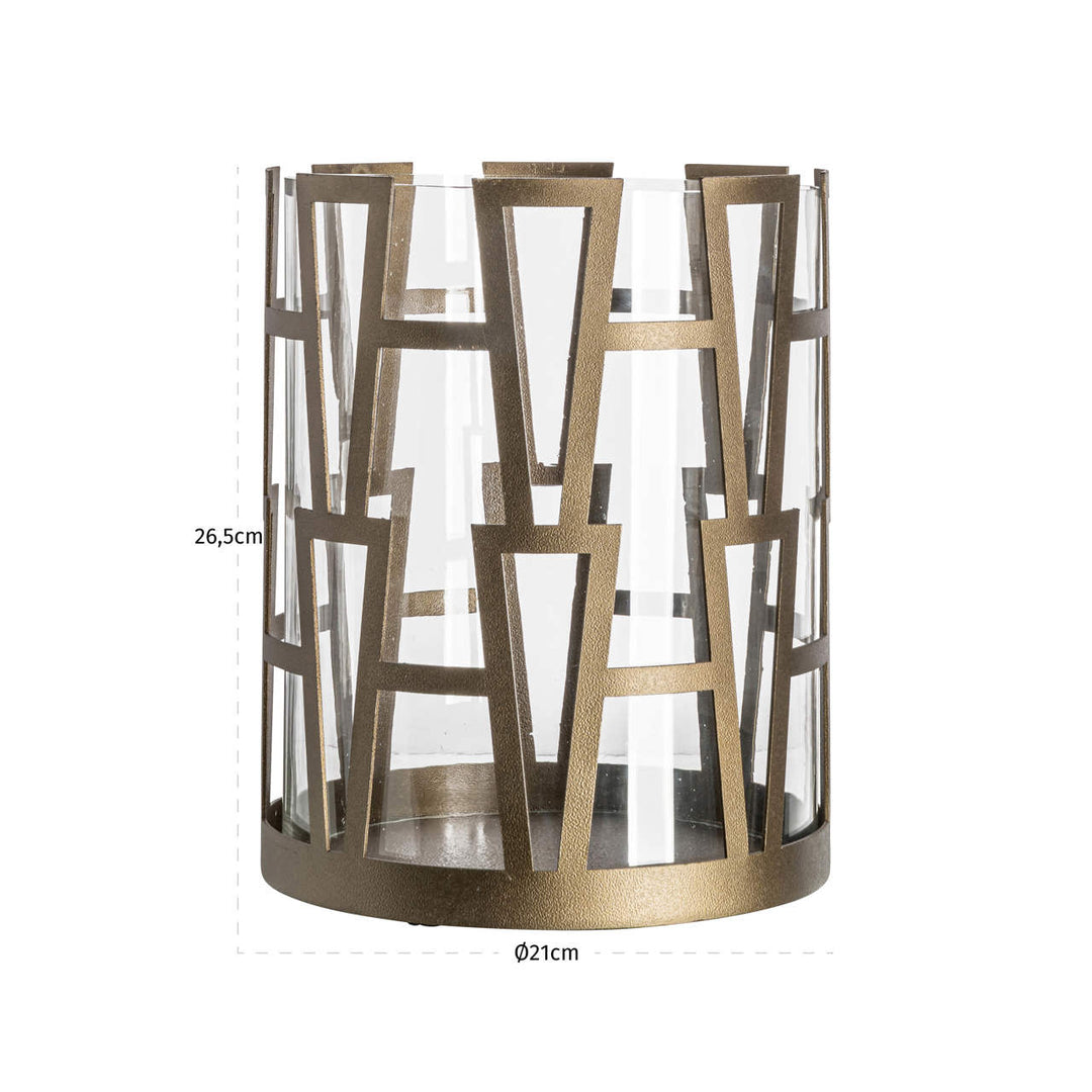 Shandy Hurricane Light - Brass Antique
