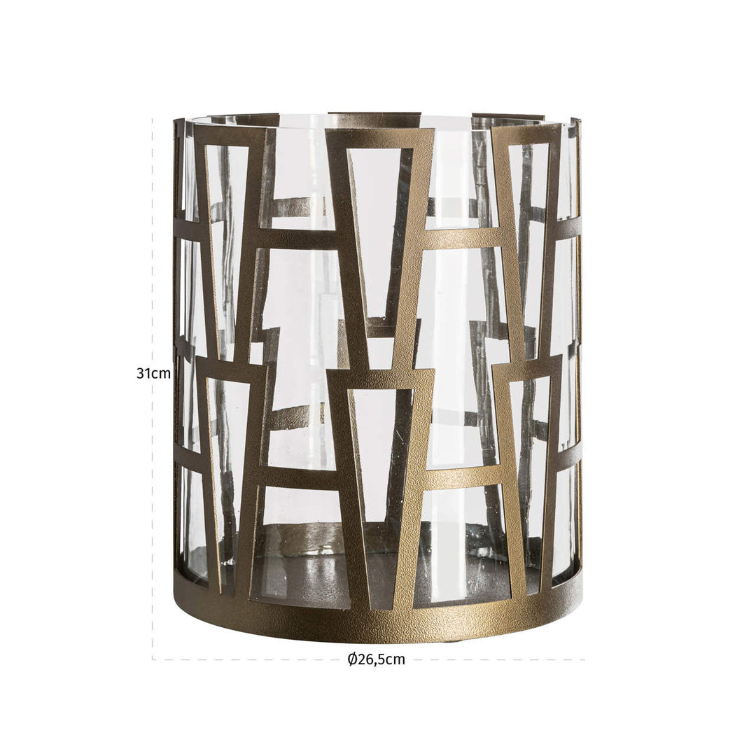 Shandy Hurricane Light - Brass Antique