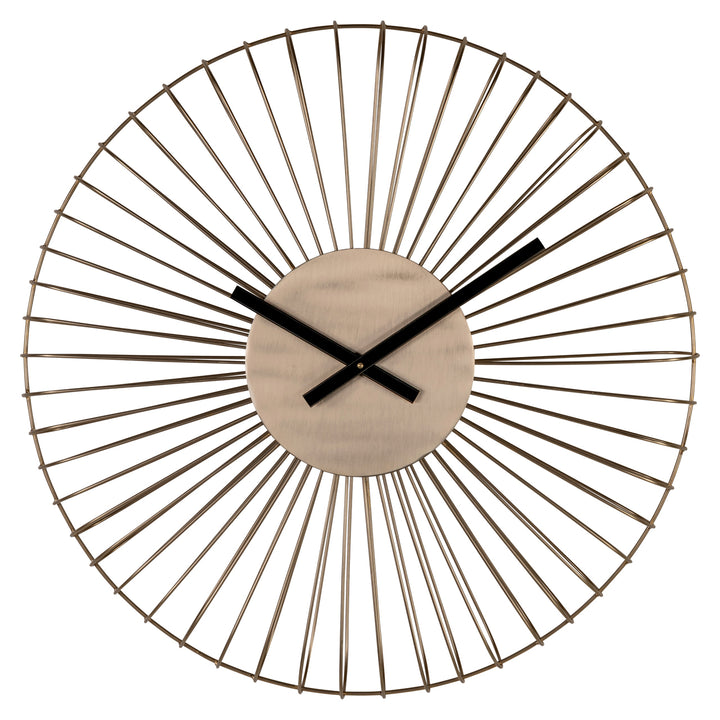 Wirle Clock - Gold