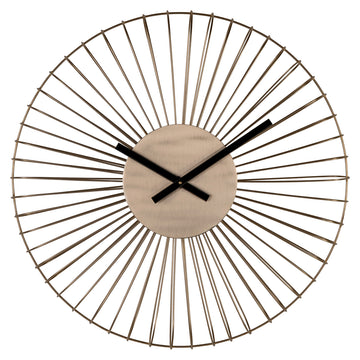 Wirle Clock - Gold