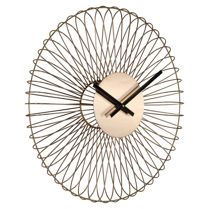 Wirle Clock - Gold