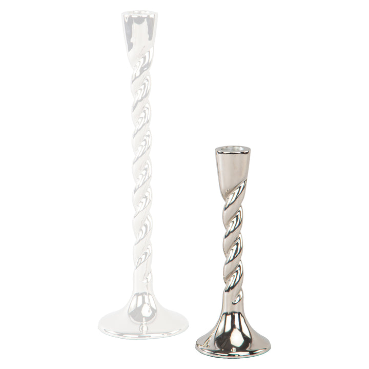 Crillon Candle Holder - Silver